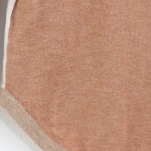 Smartwool Merino Wool Shadow Pine Colorblock Crew Sweater Almond Heather Size XS - Picture 11 of 16